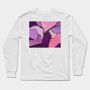 Abstract Painting 2c39 Fandango Fuchsia Lavender Long Sleeve T-Shirt